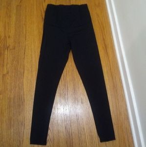 Black maternity leggings